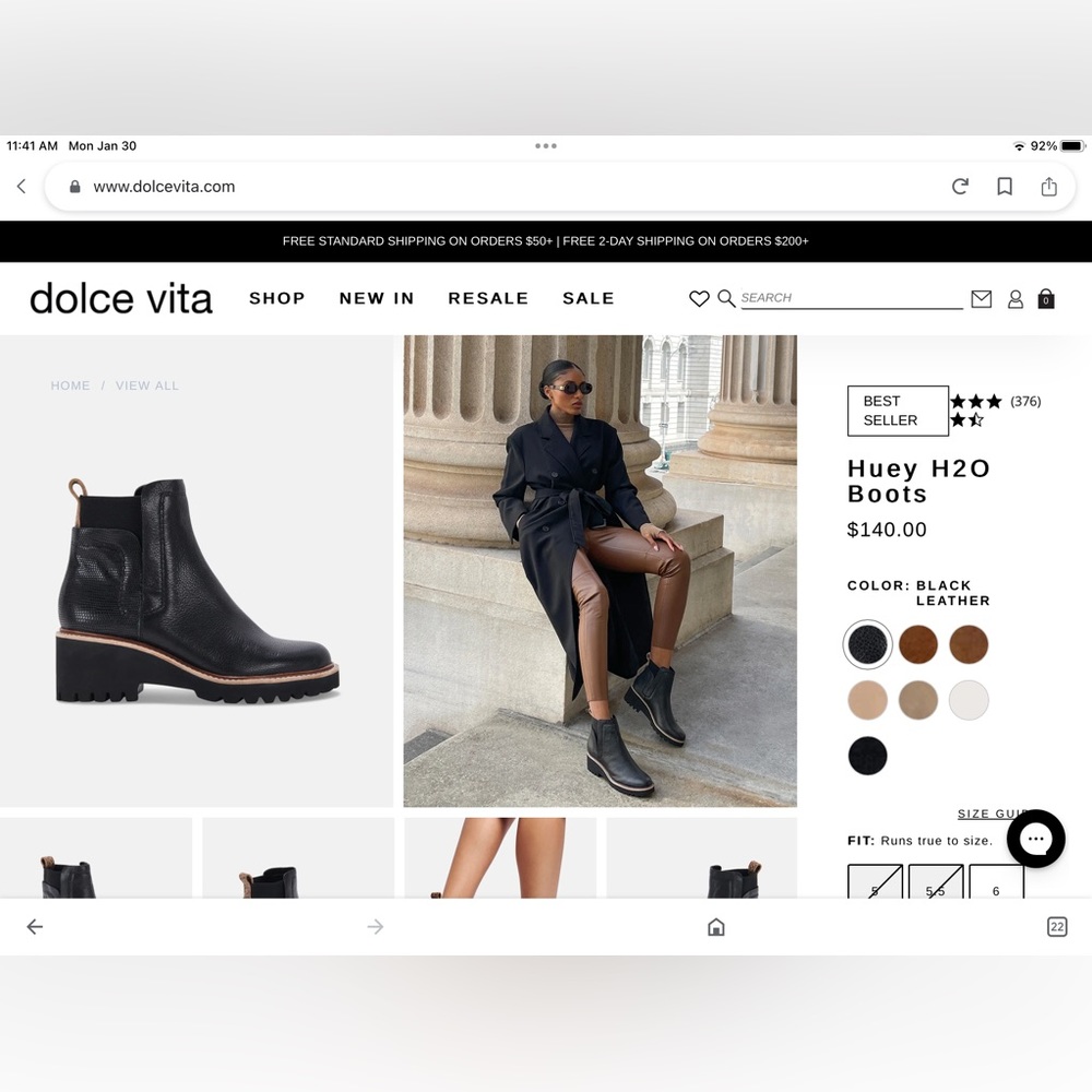 Dolce Vita Huey H20 Boots LIKE NEW! Size 9.5W